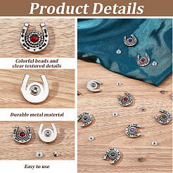 10 pièce de rivets décoratifs en alliage bicolore&nbsp;HJEW-CP00086