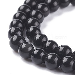Natürlichen Obsidian Perle Stränge&nbsp;GSR6mmC132