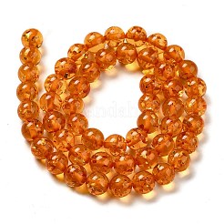 Brins de perles d'ambre imitation résine&nbsp;RESI-Z017-01B