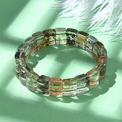 Stretch-Armbänder aus natürlichem Lodolith-Quarz mit Perlen für Frauen und Männer&nbsp;BJEW-C097-01