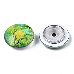 Druckknöpfe aus Glaspapier&nbsp;BUTT-N019-007-C02