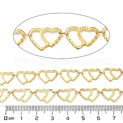 Chaînes à maillons en forme de cœur en acier inoxydable 304 avec placage ionique (IP)&nbsp;CHS-E031-04G