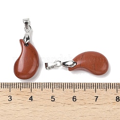 Natürliche rote Jaspis Anhänger&nbsp;G-NH0025-14P-02