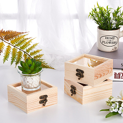 Scatola di legno&nbsp;CON-WH0080-17A