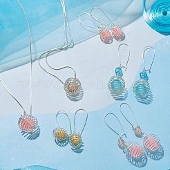 Pendentifs en fil de fer&nbsp;IFIN-R231-25mm-P