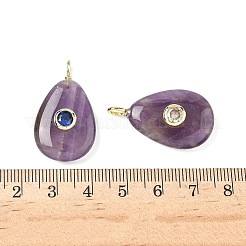 Pendentifs en améthyste naturelle&nbsp;G-H318-04G-05