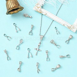 36 pièces 18 styles en laiton pic à glace pincée bails&nbsp;KK-CJ0002-82