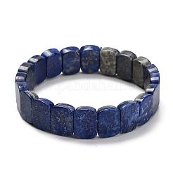 Lapis naturali perline lazuli allungano i braccialetti&nbsp;BJEW-F523-07