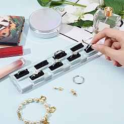 8-Slot-Acryl-Fingerring-Präsentationsständer&nbsp;RDIS-WH0002-10