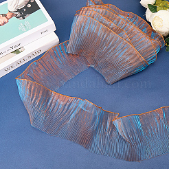 10 yard de bordure en dentelle plissée en polyester Lucency&nbsp;OCOR-GF0004-74B
