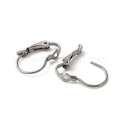 Ohrringbeschläge aus chirurgischem Edelstahl 316 mit Klapphebel&nbsp;STAS-WH0022-73A
