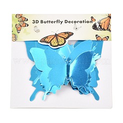 3D Spiegel Wandaufkleber aus Kunststoff&nbsp;DIY-F077-02B