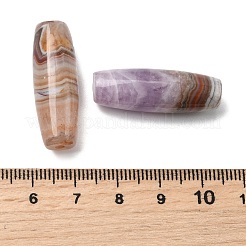 Natürliche Amethyst-Spitzenachatperlen&nbsp;G-A282-04