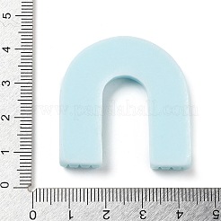 Cabochons décodés en résine opaque&nbsp;RESI-A034-01G