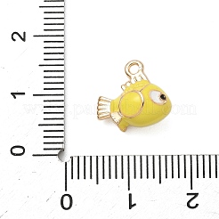Legierung Emaille Anhänger / charms&nbsp;ENAM-F156-06G-01
