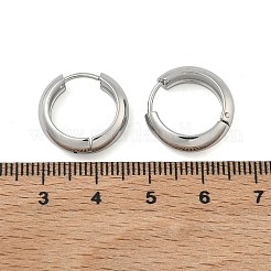 Pendientes de aro de acero inoxidable 201&nbsp;EJEW-D354-21P-02