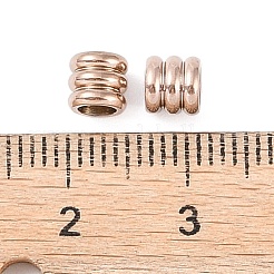 Ionenplattierung (IP) 304 Edelstahlperlen&nbsp;STAS-WH0055-05RG
