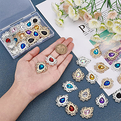 40 Stück Cabochons aus Zinklegierung in 20 Stilen&nbsp;FIND-BC0003-18