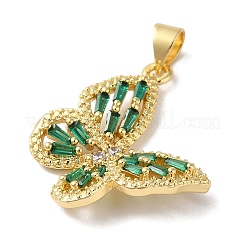 Pendenti in ottone con placcatura a cremagliera e zirconi cubici&nbsp;KK-L216-014G-02