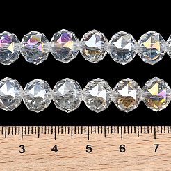Transparentes cuentas de vidrio electroplate hebras&nbsp;X-EGLA-N002-34C-B01
