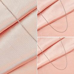 Trendige Unisex-Ketten aus 304er Edelstahl&nbsp;STAS-UN0003-39P