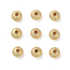 Perline distanziatrici in lega di zinco per placcatura a cremagliera&nbsp;PALLOY-F305-02G