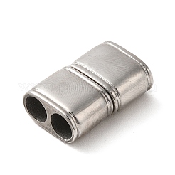 Fermoirs magnétiques en acier inoxydable 304 résistant au ternissement avec emembouts collées&nbsp;STAS-P325-02P