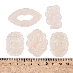 Perle intagliate di quarzo rosa naturale&nbsp;GG-CBA3D9B-01