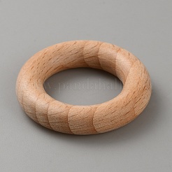 Anneaux de liaison en bois naturel inachevé&nbsp;WOOD-WH20010-02A