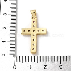 Colgante micropavé cubic zirconia de latón&nbsp;KK-A212-10C-G