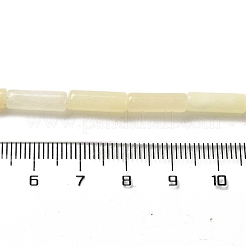 Natürliche gelbe Jade Perlen Stränge&nbsp;G-D464-39