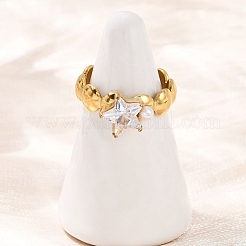 Manschettenringe aus Edelstahl 304 für Damen&nbsp;RJEW-S639-03G