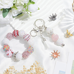 5 pz 5 colori lega perline a forma di corona di strass&nbsp;FIND-SC0023-77