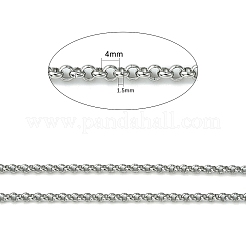Catene rolo in acciaio inossidabile 304 anti-ossidazione&nbsp;STAS-M032-42P-3.8mm