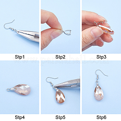 DIY baumeln Ohrring machen&nbsp;DIY-SC0010-42P
