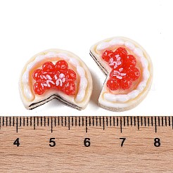 Cabochon decodensati in resina opaca imitazione cibo&nbsp;CRES-I032-02E