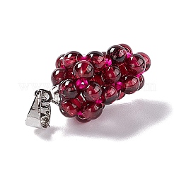 Natürliche Granat-Cluster-Anhänger&nbsp;G-G928-01P