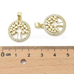 Pendentifs avec zircon cubiques à micro-pavés en laiton&nbsp;LS-KK-D384-06G-03