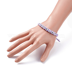 Braccialetto di perline intrecciate per sempre&nbsp;BJEW-JB07602