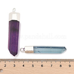 Natürliche Quarzkristall spitze Anhänger&nbsp;G-P253-03S-08