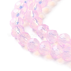 Peinture de cuisson perles de verre transparentes brins&nbsp;DGLA-A034-J6MM-D09