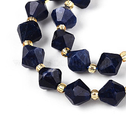 Natürlicher Lapislazuli Perlenstränge&nbsp;G-T144-23A-02