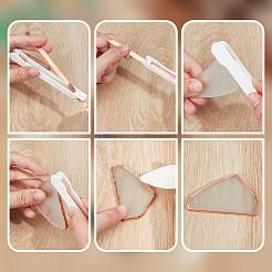 Juego de 2 abrecartas de plástico ABS y 2 herramientas de embalaje de lámina de cobre y vidrio de 2 colores.&nbsp;TOOL-OC0002-16