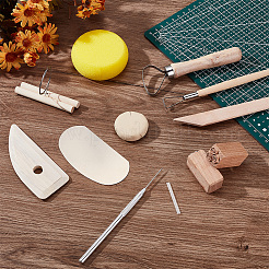 1 Set Werkzeugsätze für Tonarbeiten&nbsp;DIY-GA0006-68