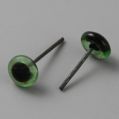 Nadelfilzaugen aus Glas zum Basteln&nbsp;DOLL-WH0002-16D