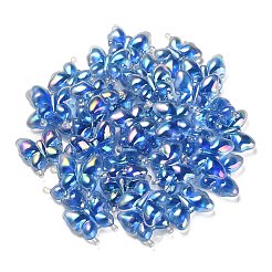 Placage uv lumineux perles acryliques irisées arc-en-ciel&nbsp;LS-OACR-F006-03E