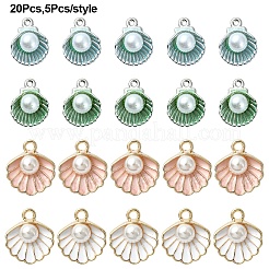 20 pièces 4 styles pendentifs en alliage&nbsp;ENAM-YW0004-03
