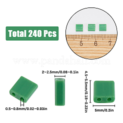 240 Stück 2-Loch-Backfarbe&nbsp;SEED-SC0001-12F