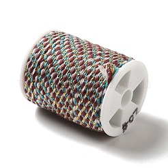 Cordon en polycoton à 4 brin avec fil métallique&nbsp;OCOR-Z003-D100