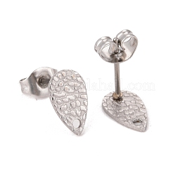 Accesorios para aretes de acero inoxidable 304 que no se deslustran&nbsp;STAS-O119-29P